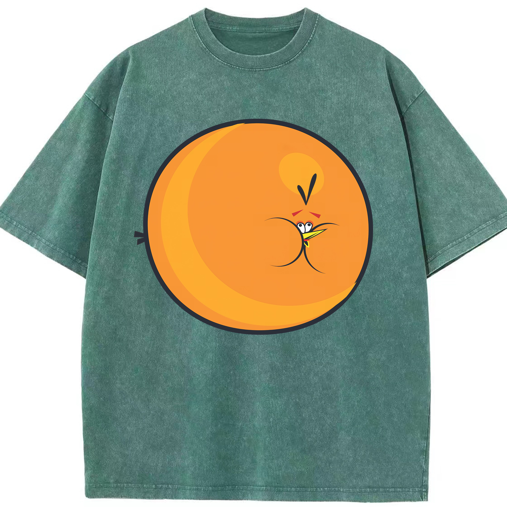 （画像用） Angry Birds アングリーバード 綿100% ヴィンテージ風 半袖Tシャツ（フロントプリント）